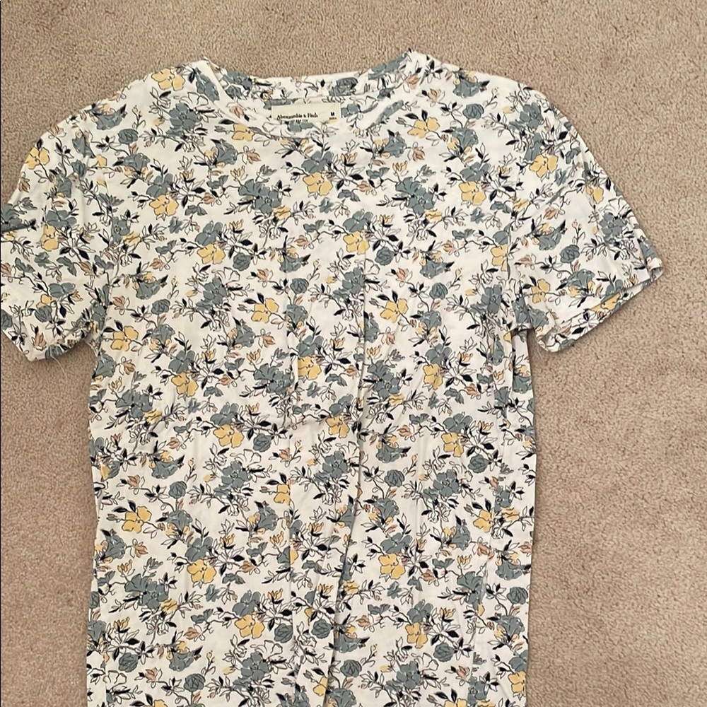 Abercrombie and fitch Floral Print T-Shirt